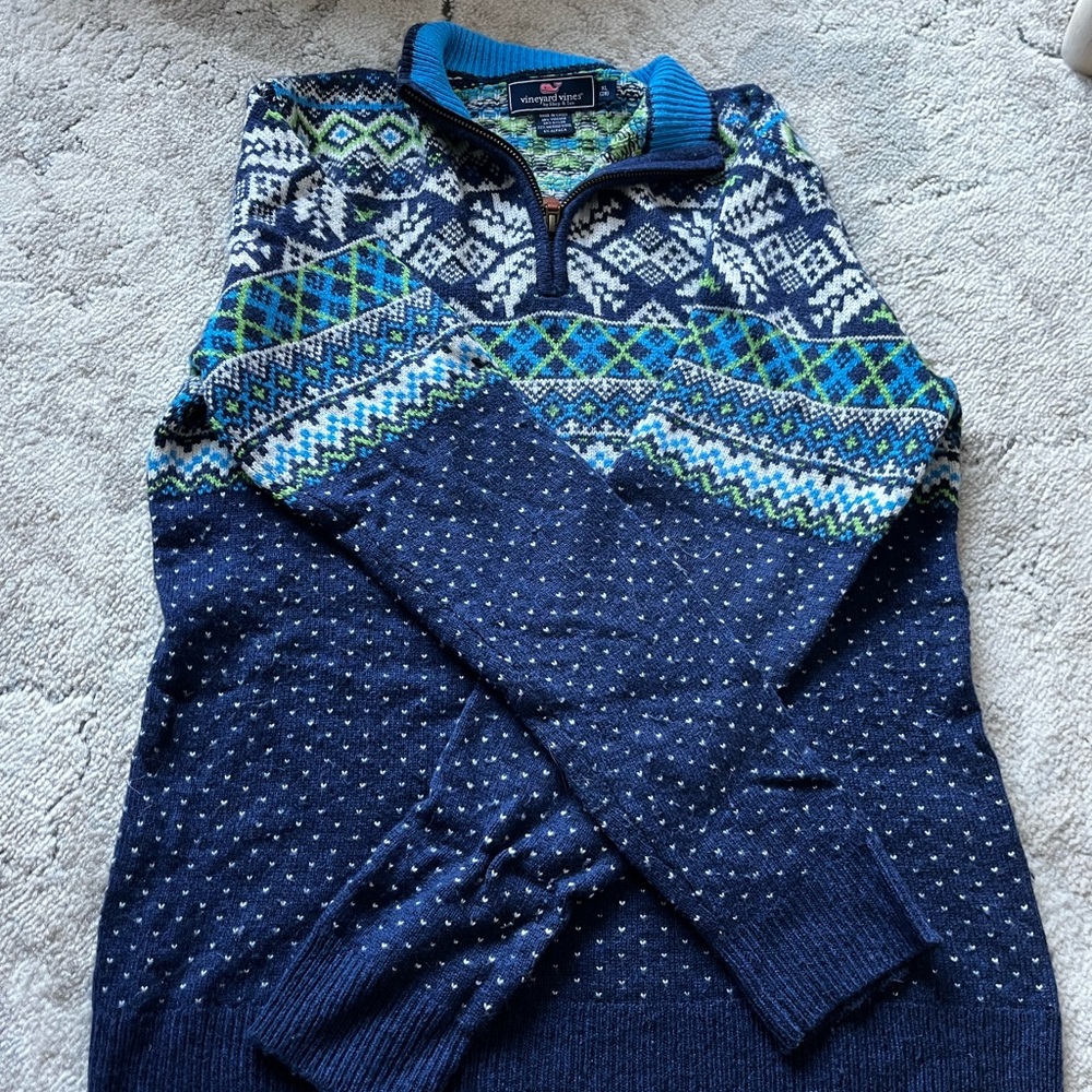 Vineyard Vines Zip Up - Boys XL